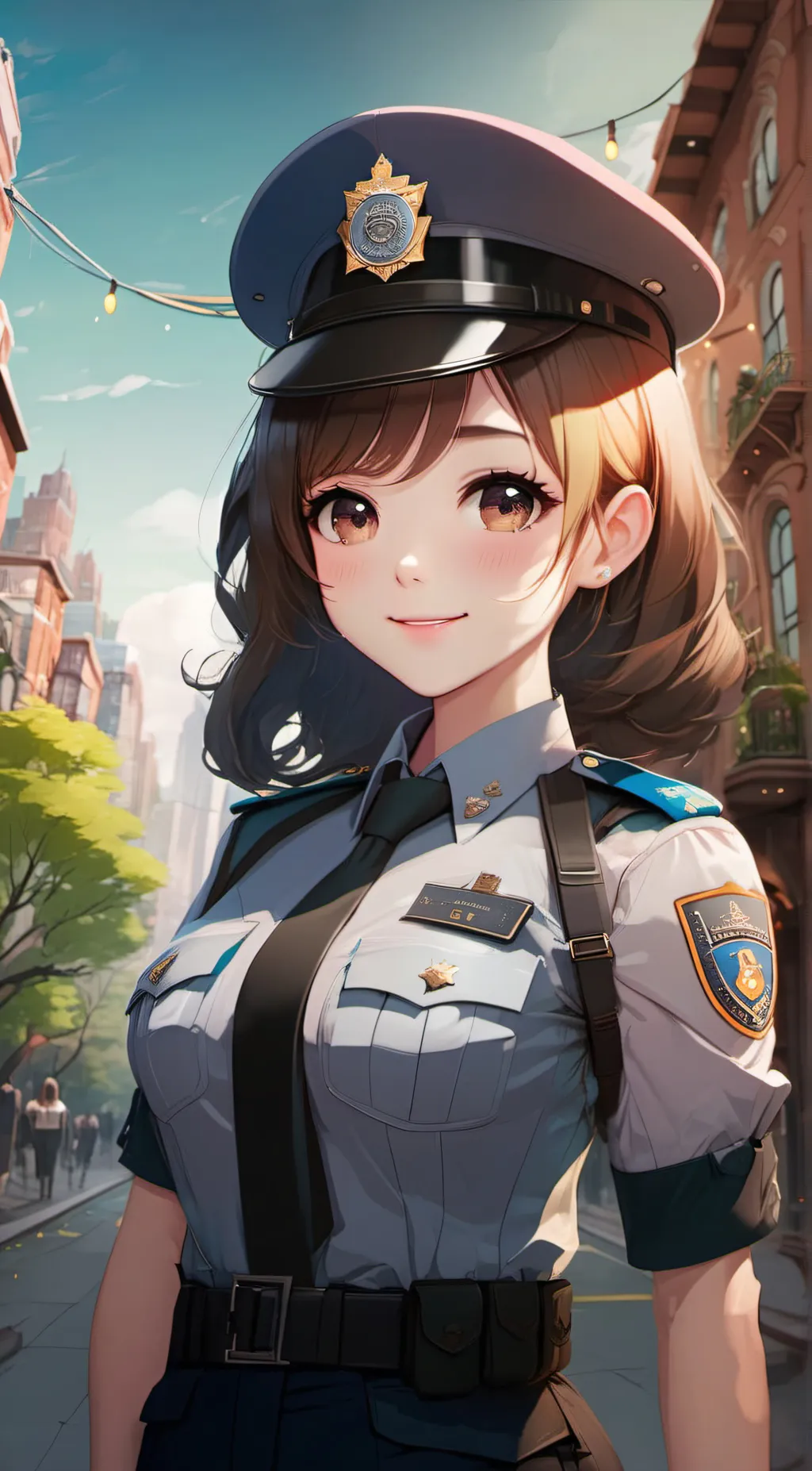 ai character: Officer Nyla background