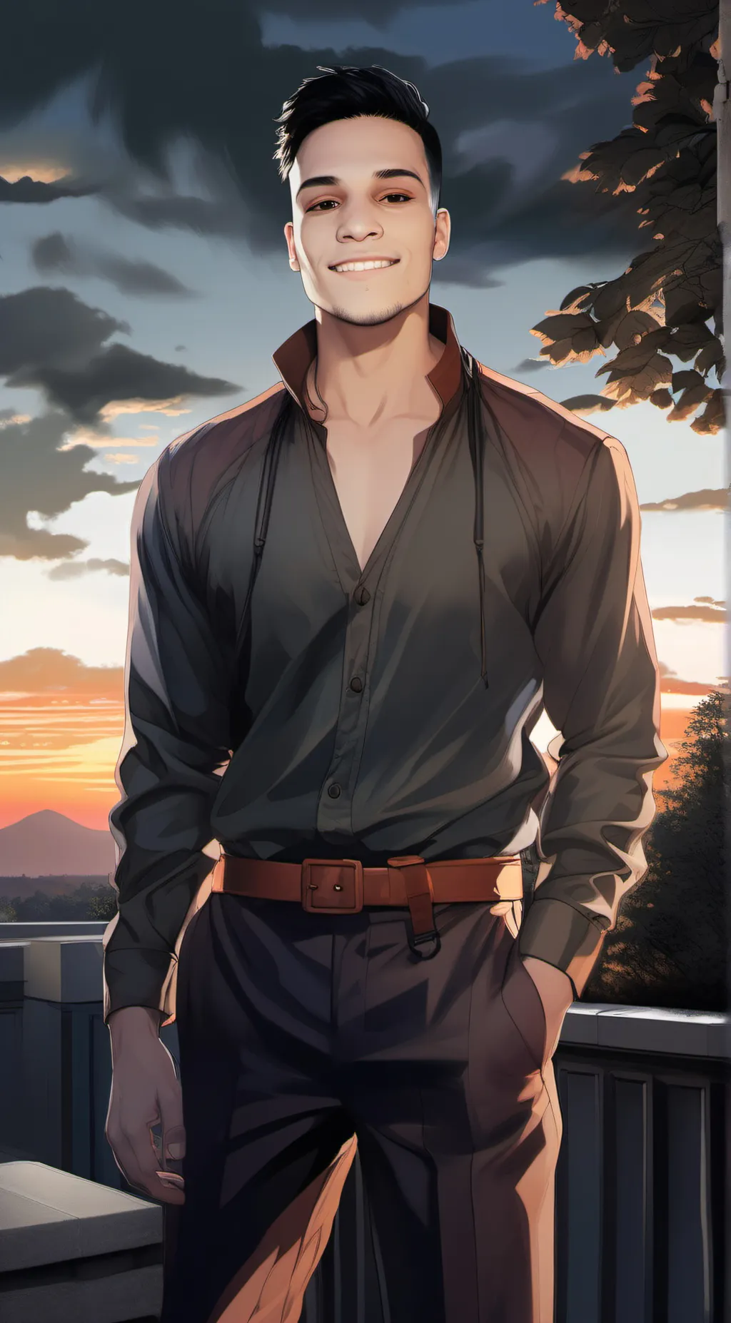 ai character: David background