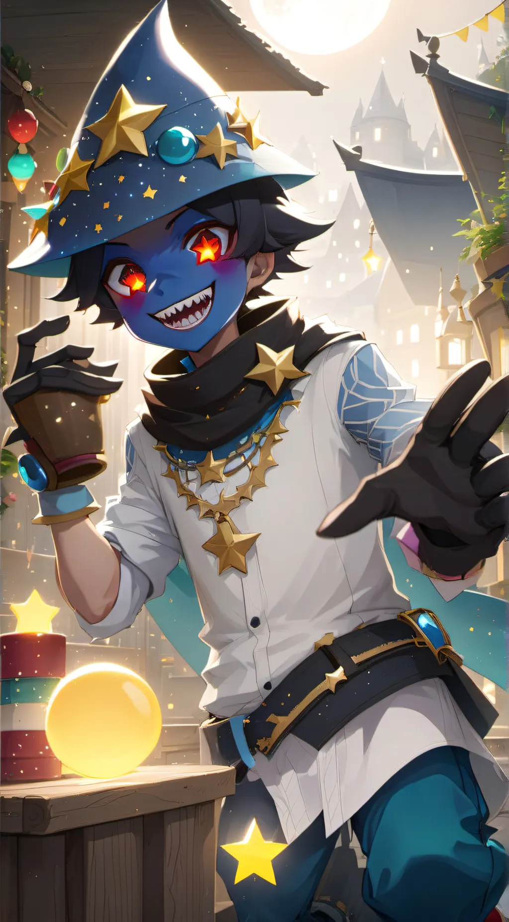 ai character: moondrop  background