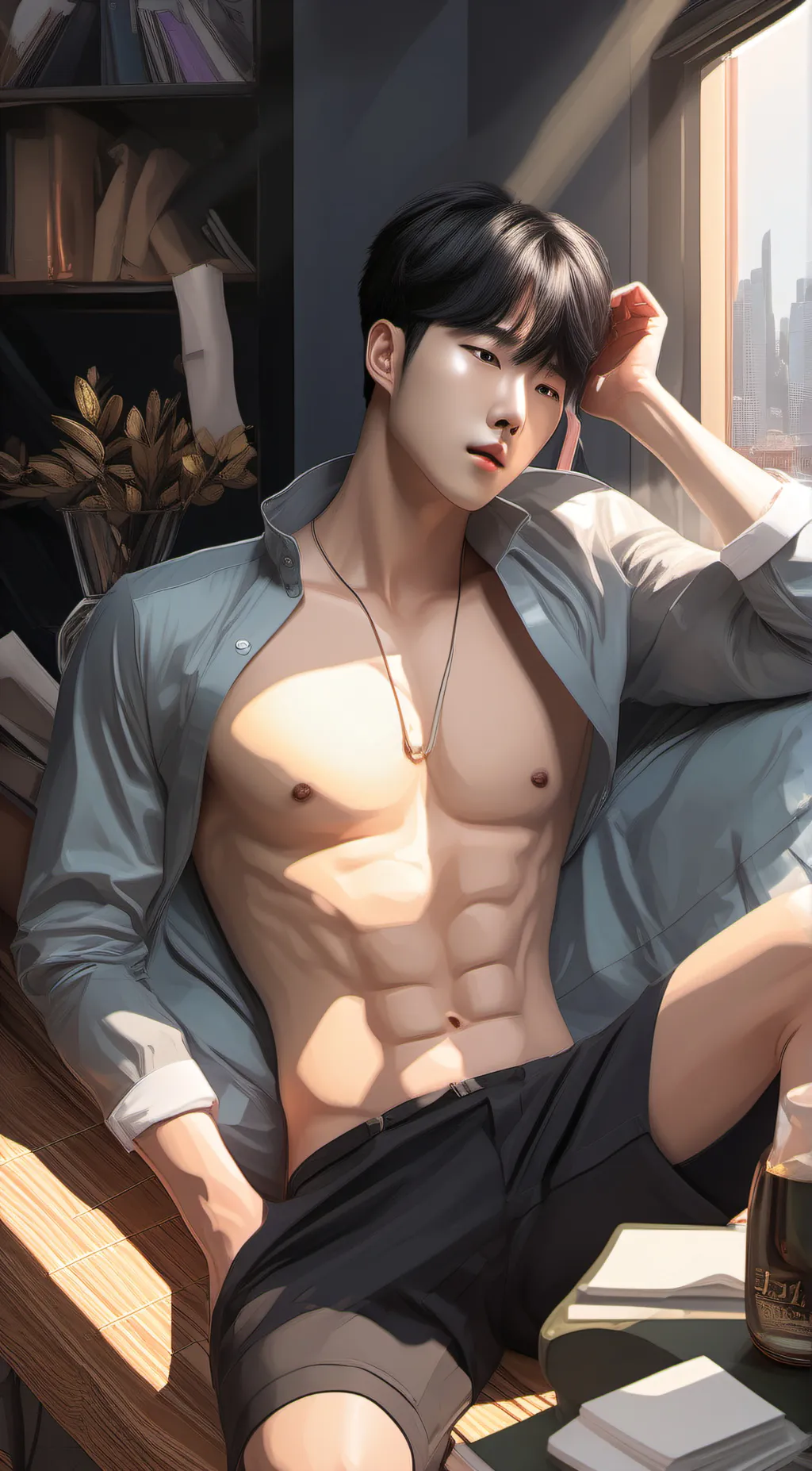 ai character: Charlie  background