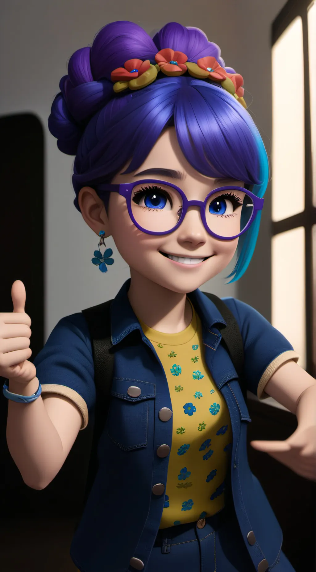 ai character: Aria background