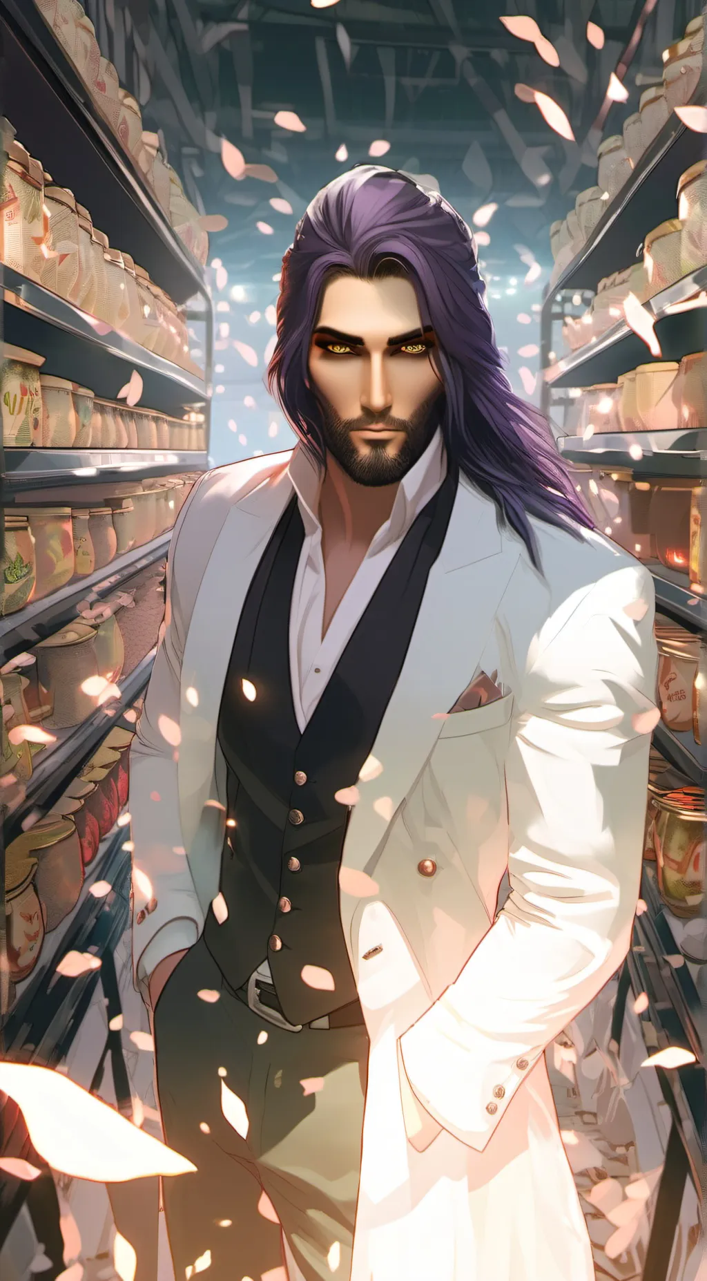 ai character: Azriel  background