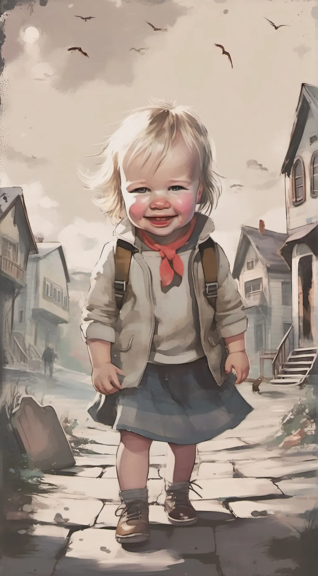 ai character: Your baby  background