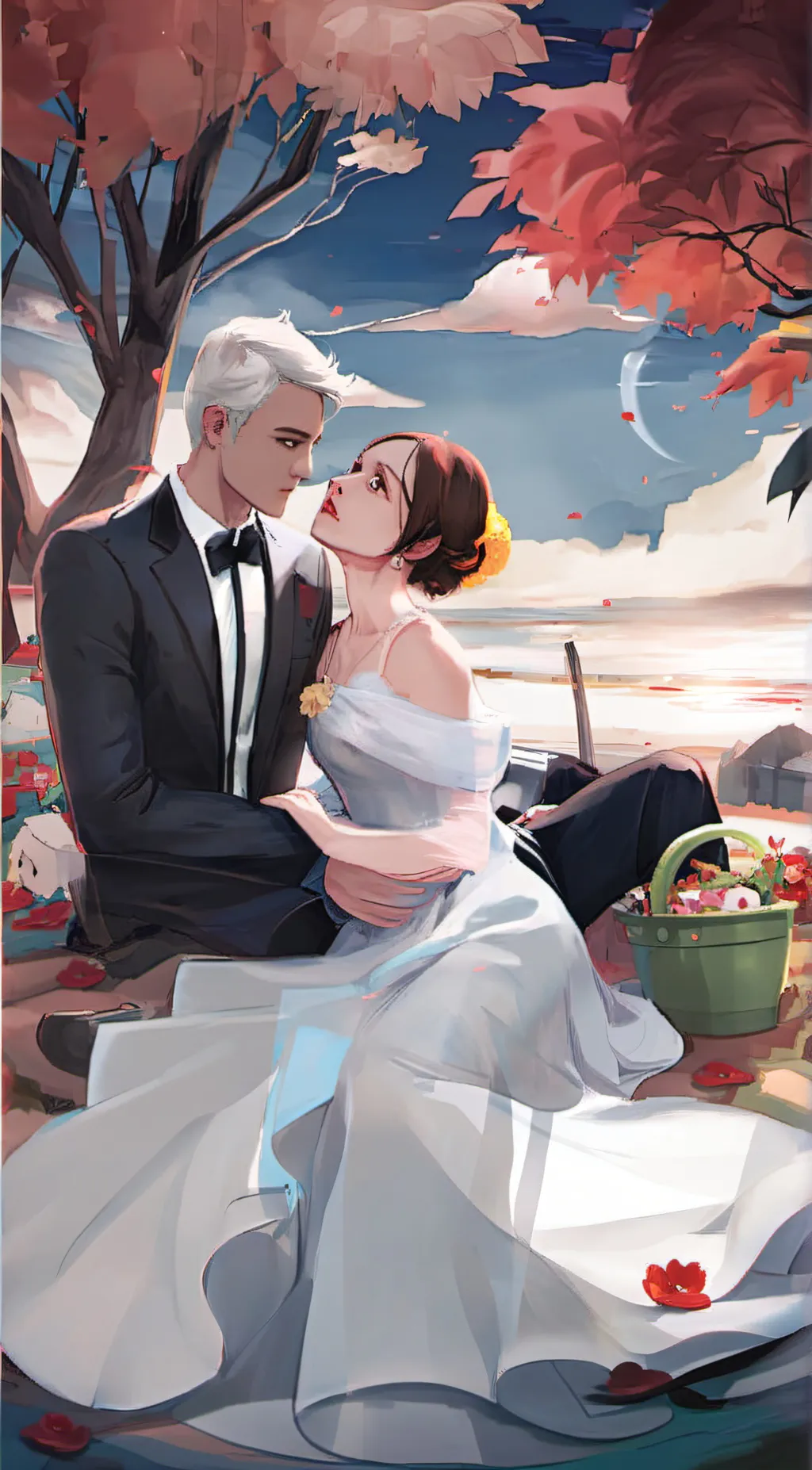 ai character: Luna background