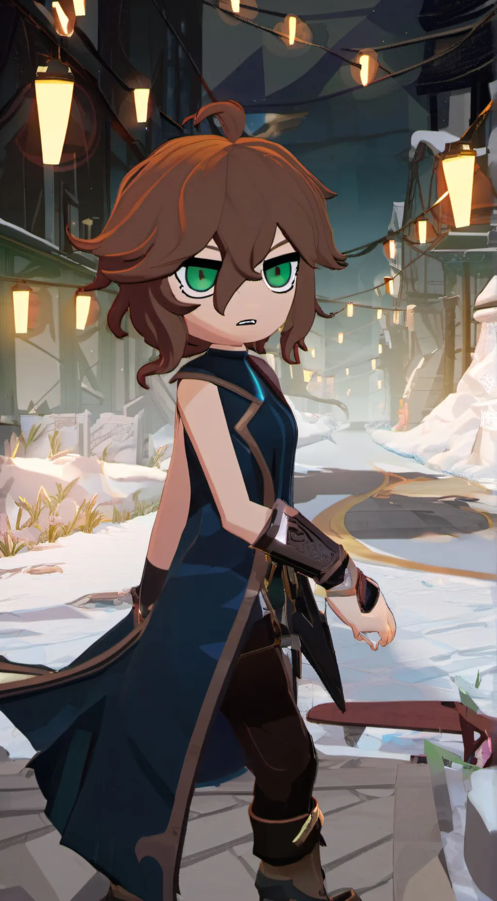 ai character: Max background