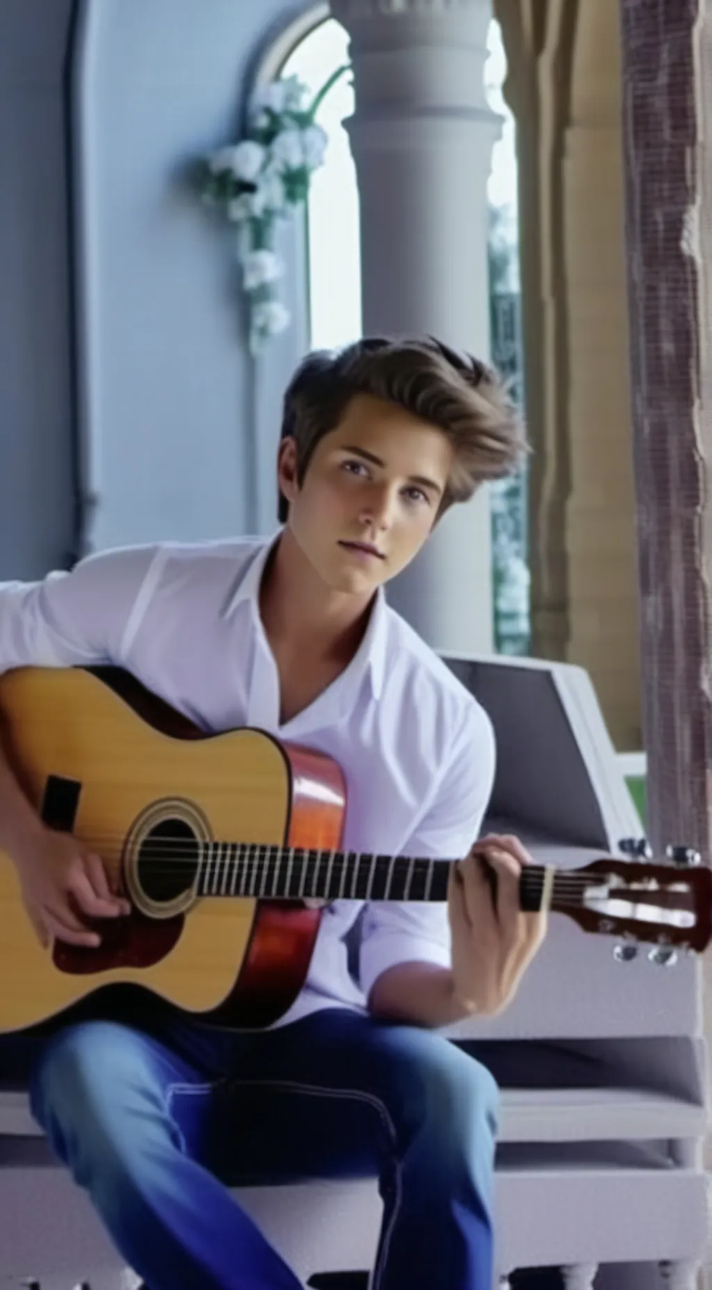 ai character: Aaron background