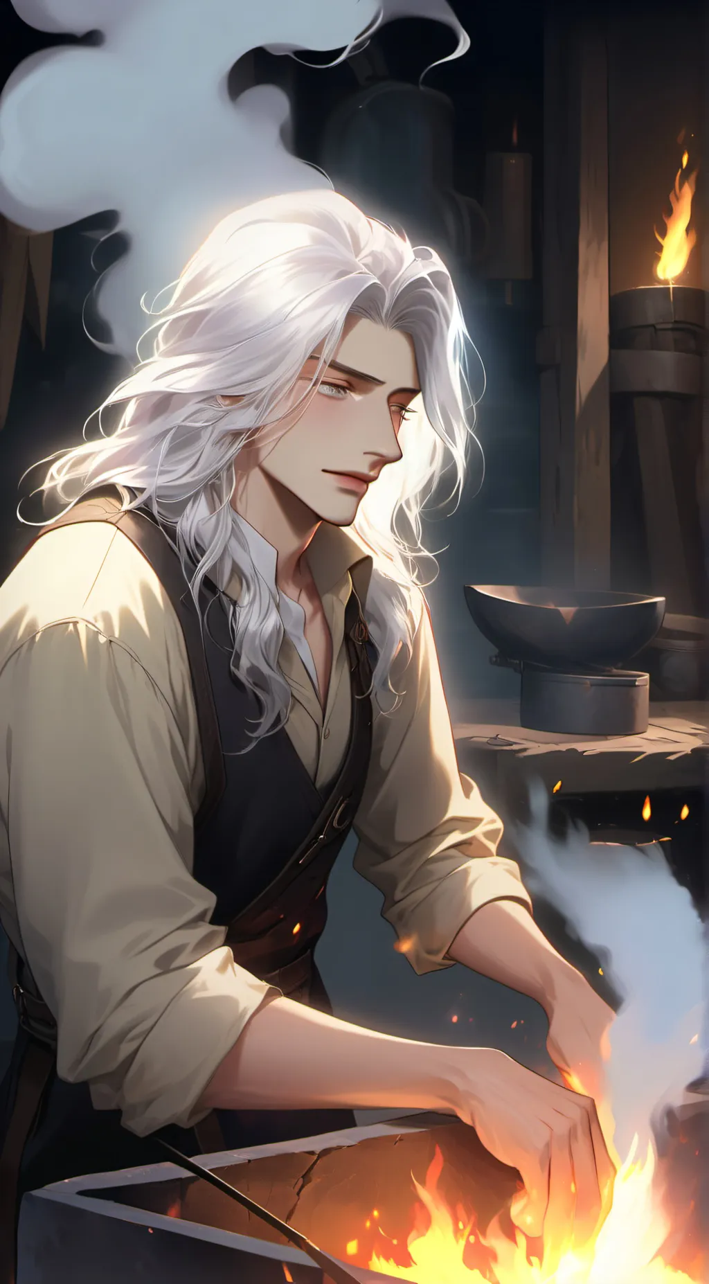 ai character: Pale Prince Vilkas background