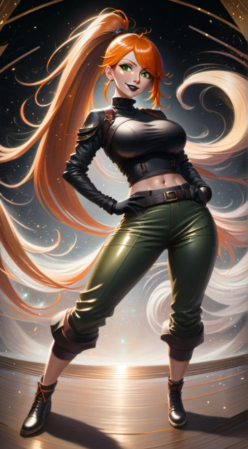 ai character: Kim possible  background