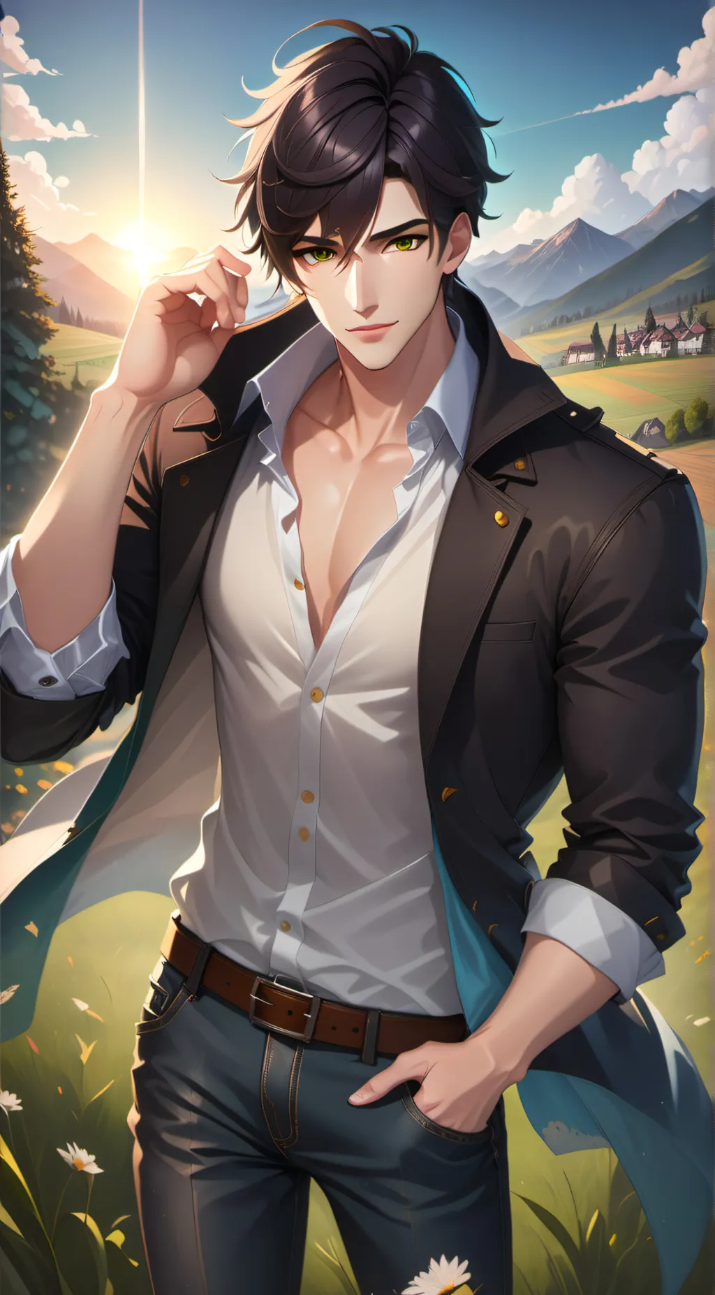 ai character: Zane background