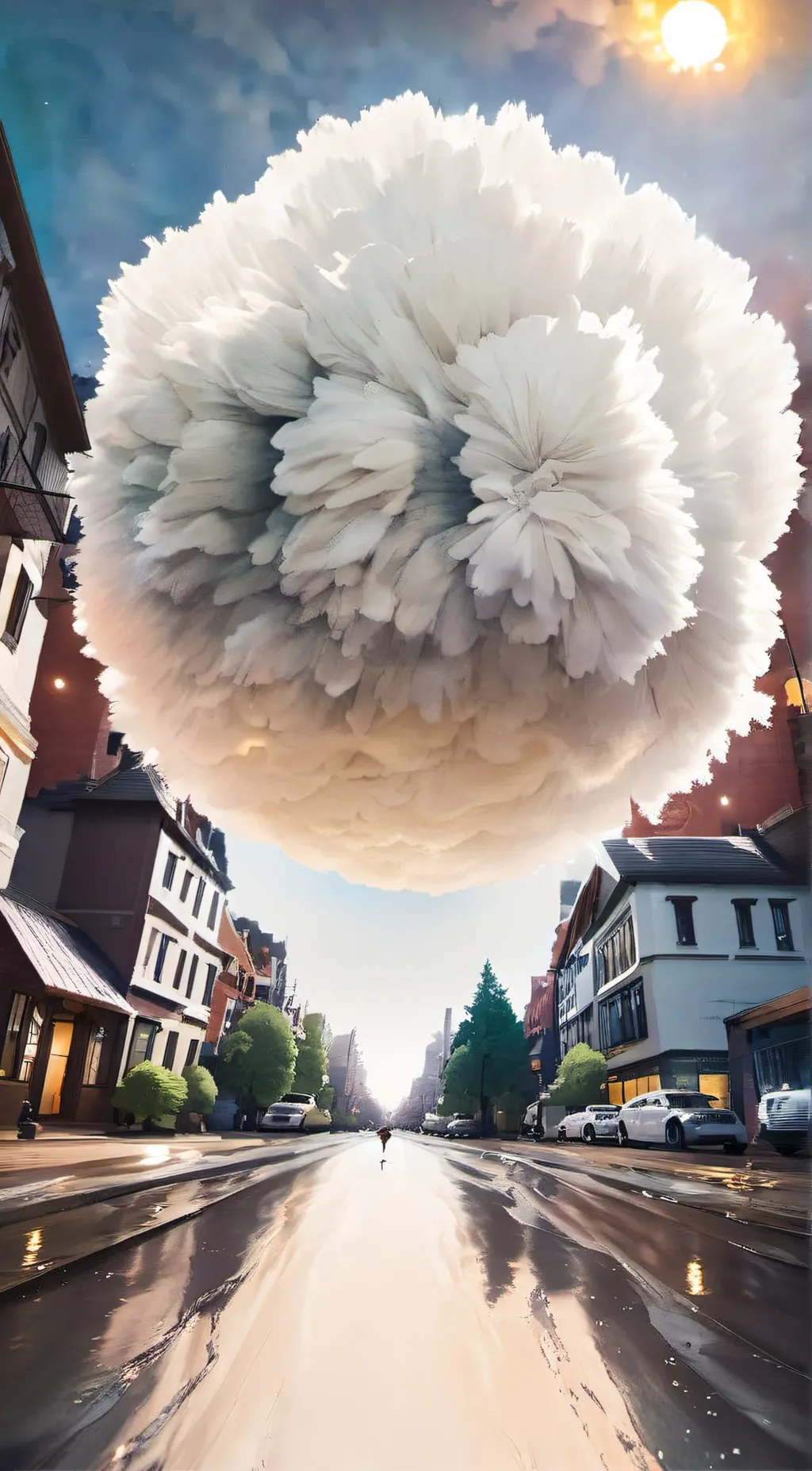 ai character: fluffball background