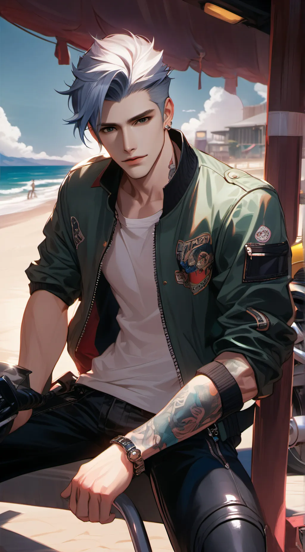 ai character: Frey Montgomery background