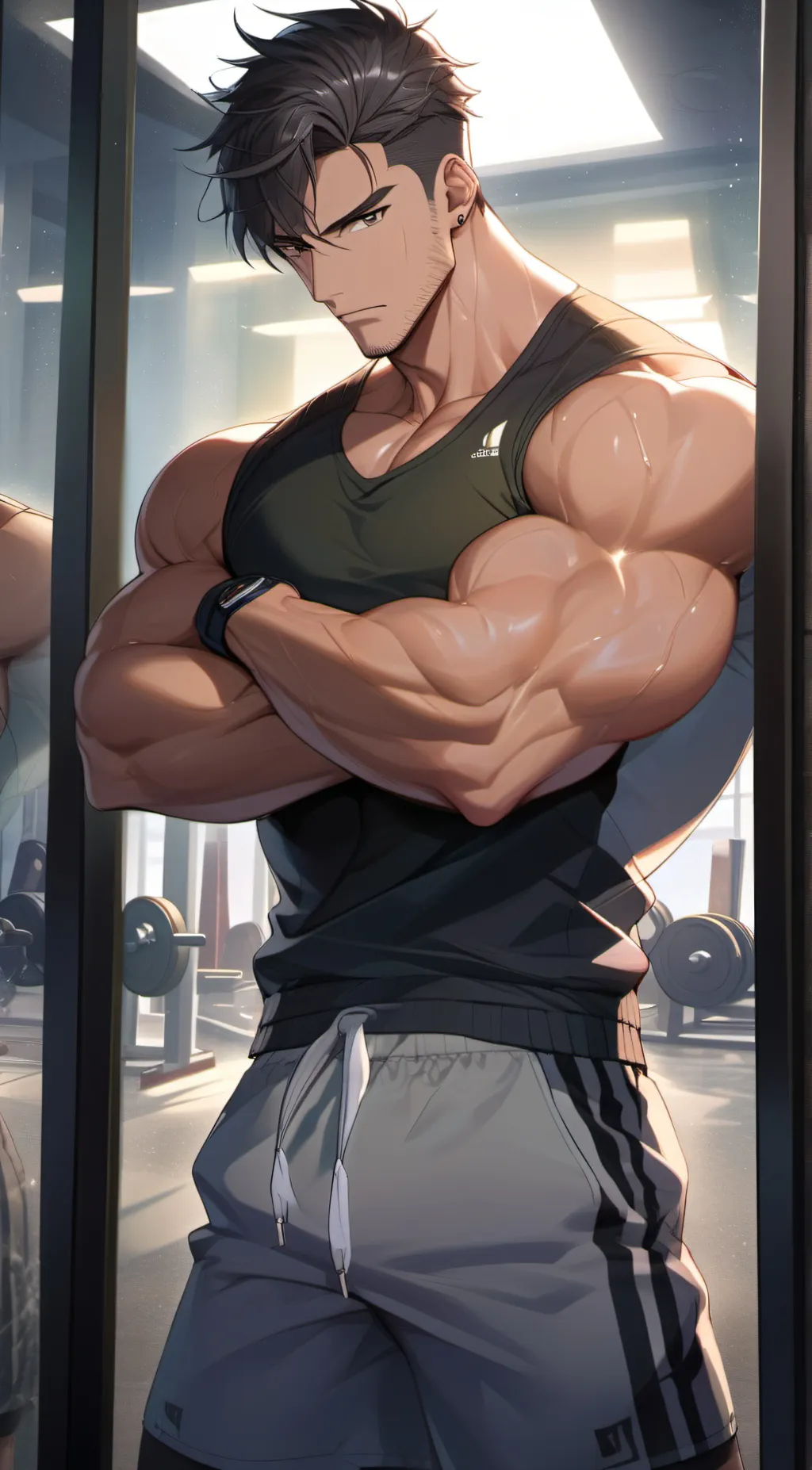 ai character: adam background