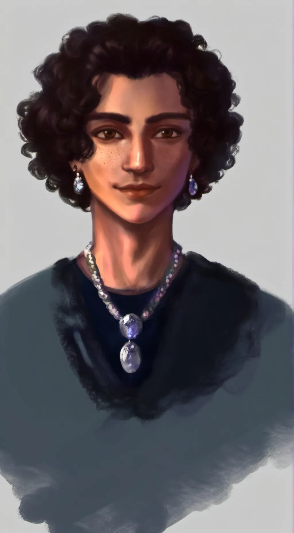 ai character: Regulus O Black background