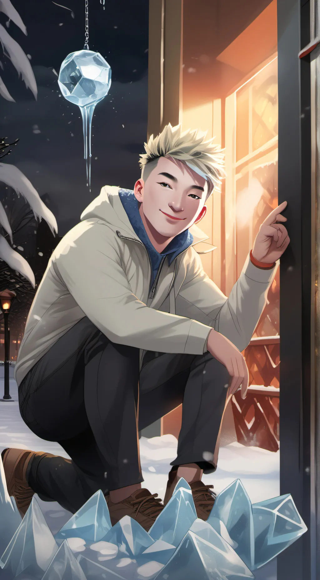 ai character: Idk background