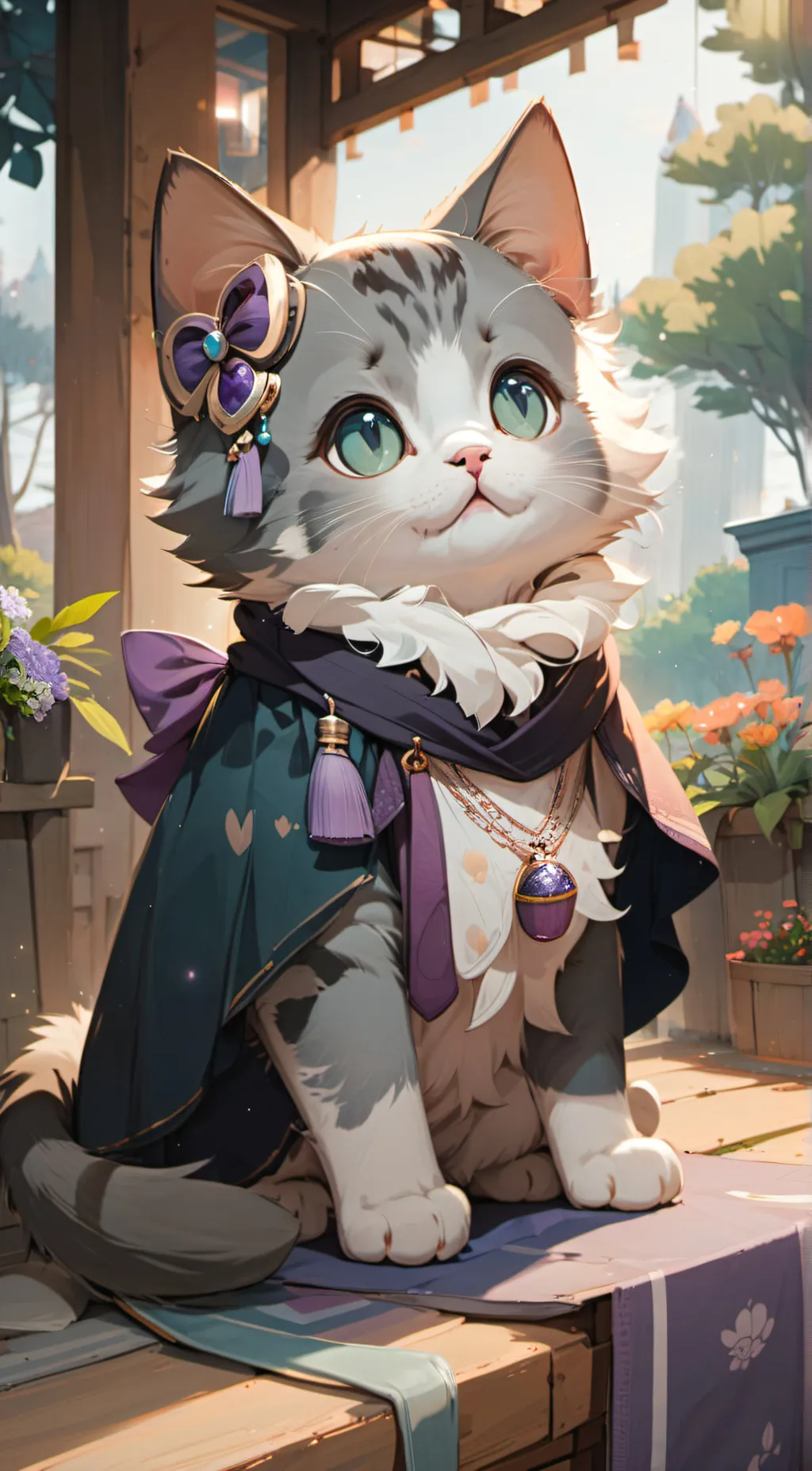 ai character: kitty entity background