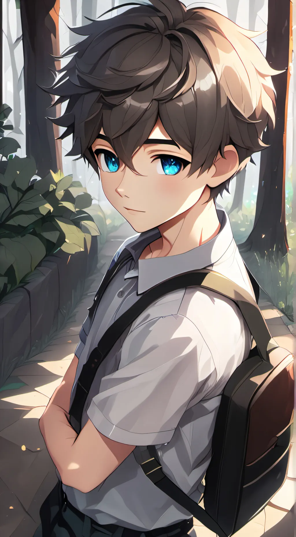 ai character: Tokyo ghoul v2 background