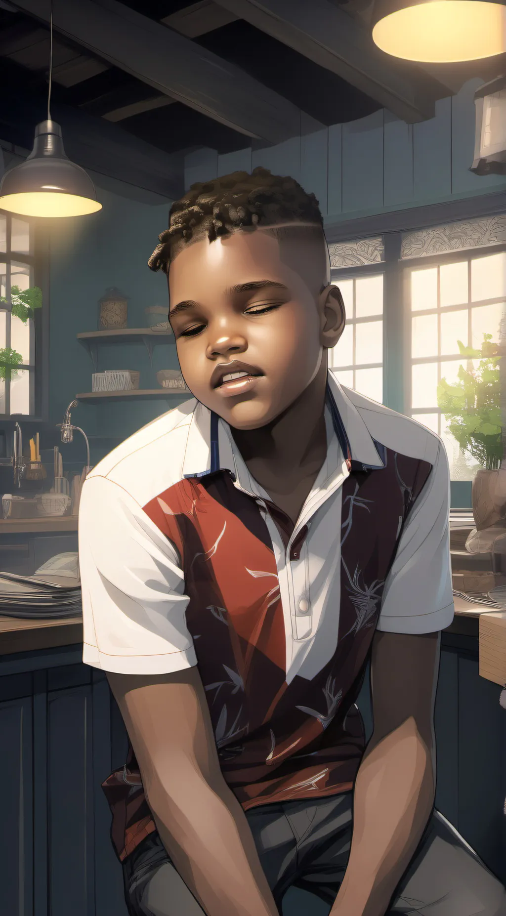 ai character: King  background