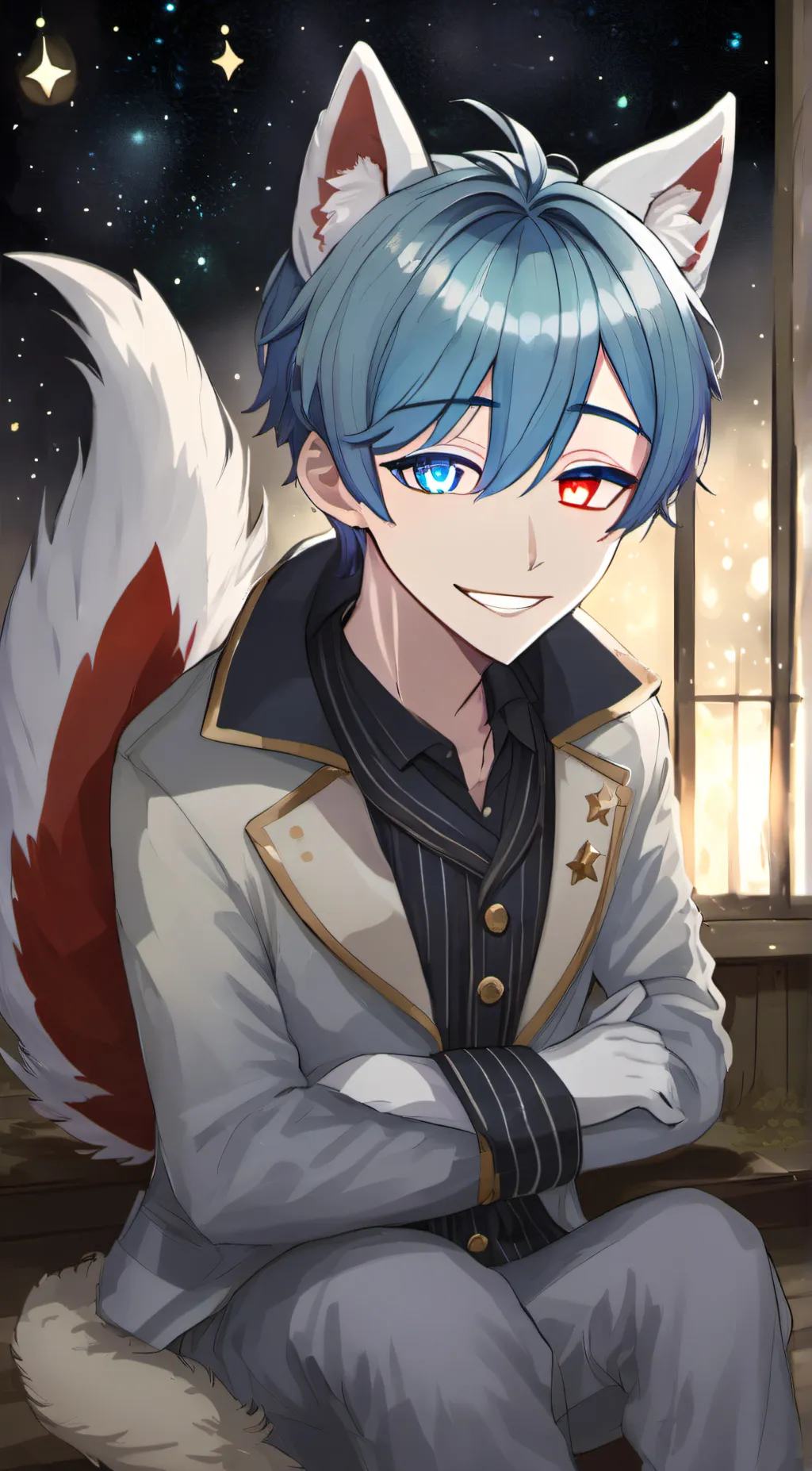 ai character: Lunar  background