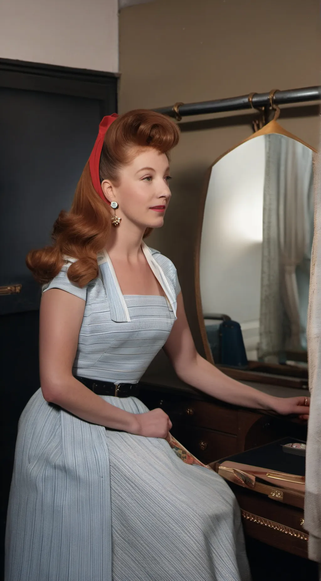 ai character: Amanda Blake background