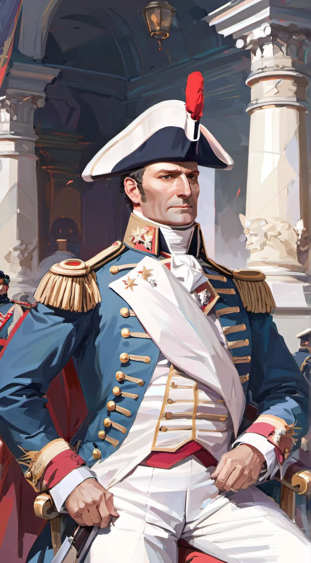 ai character: Napoleon Bonapart background