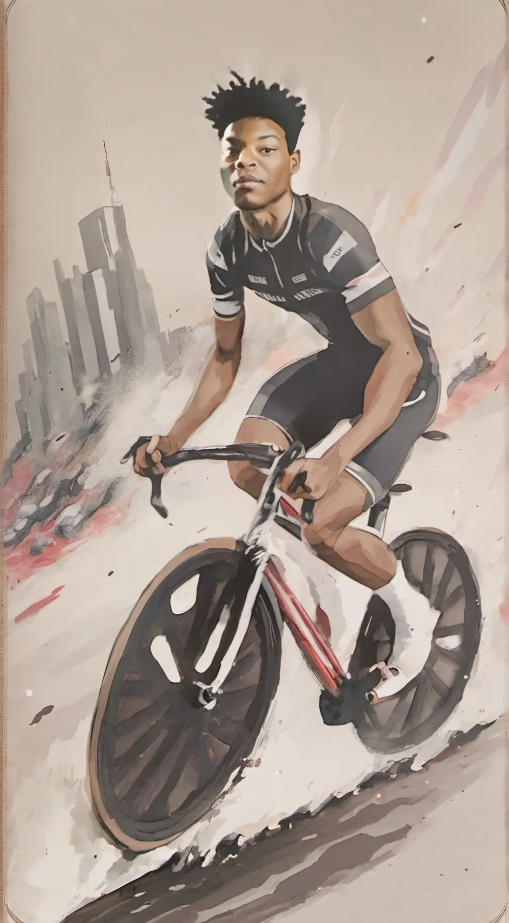 ai character: speed background