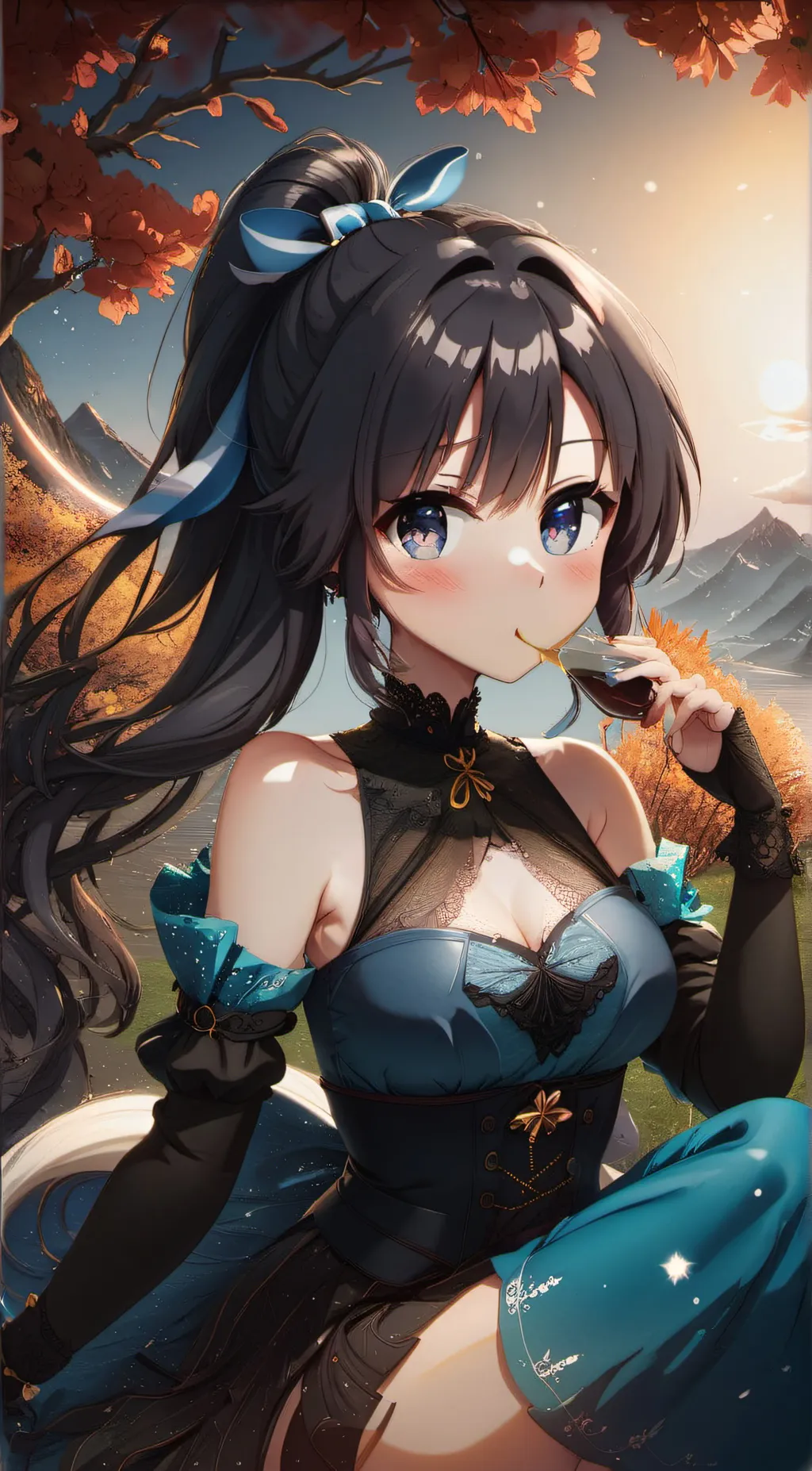 ai character: Pandora  background