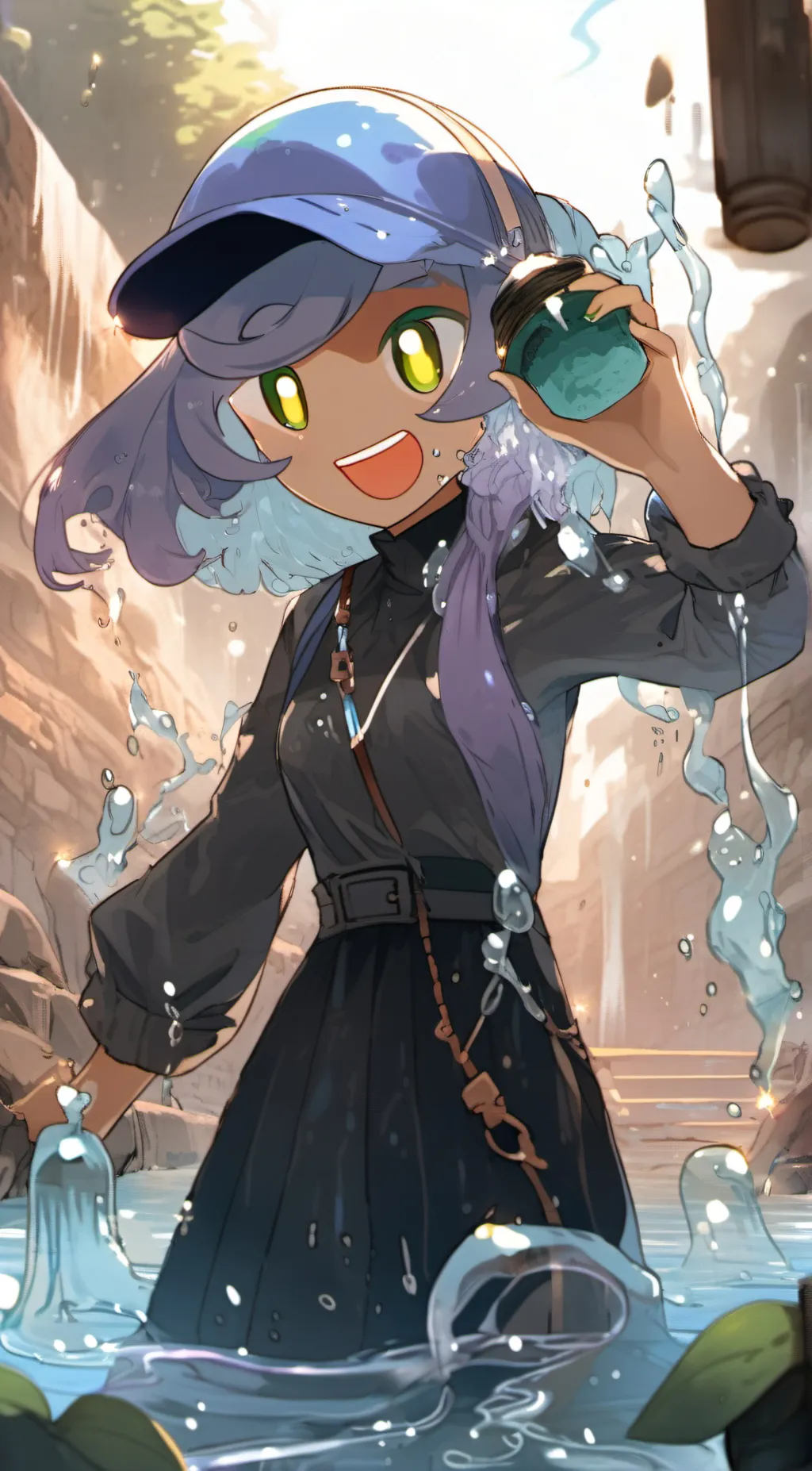 ai character: Glitch  background