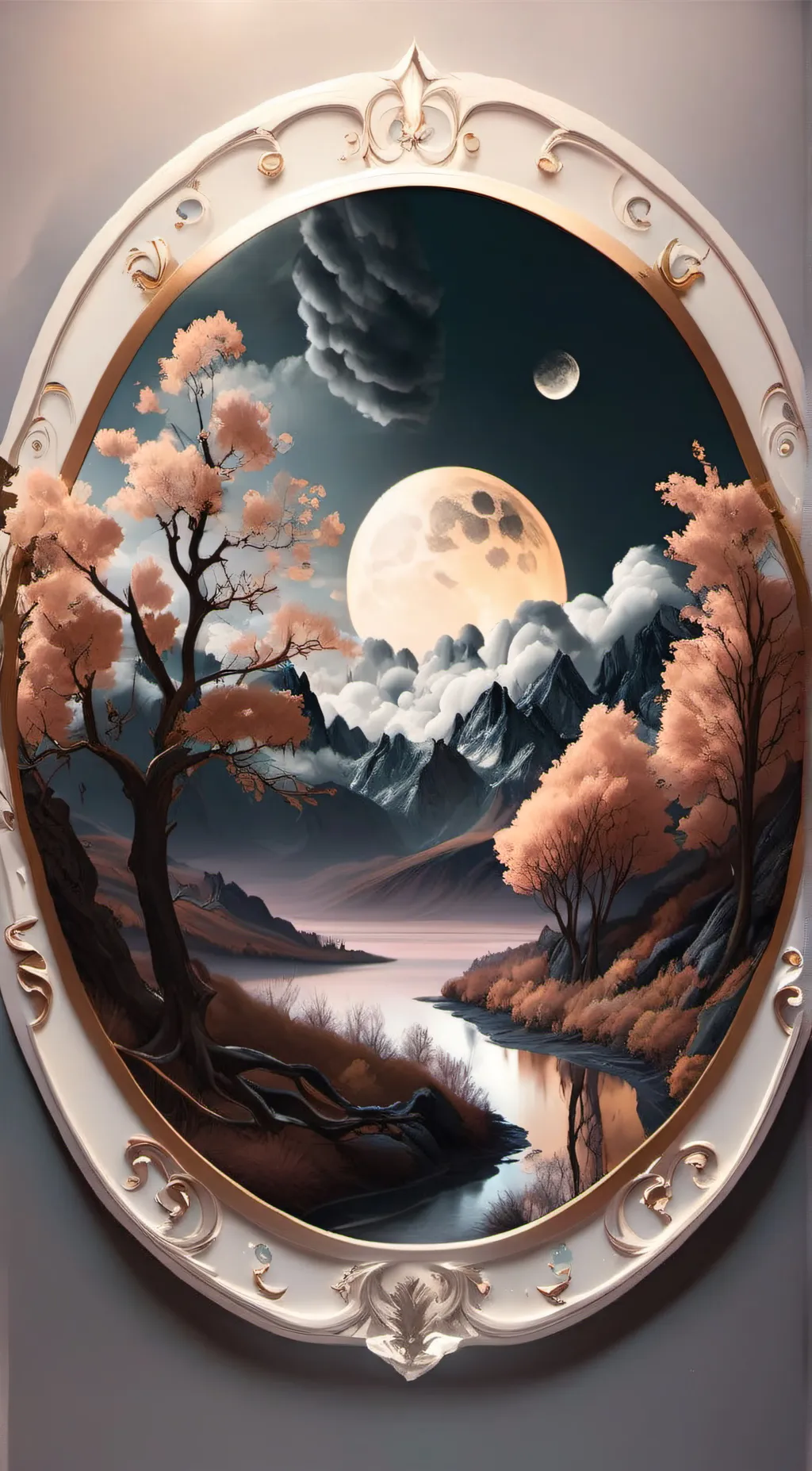 ai character: Luna background