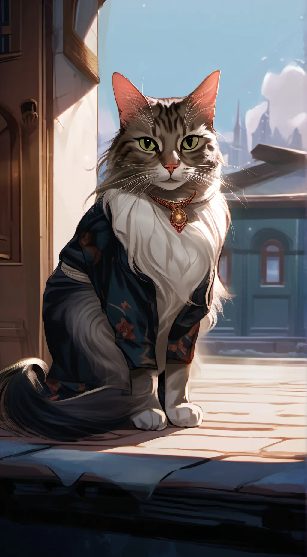 ai character: Ballerina  background