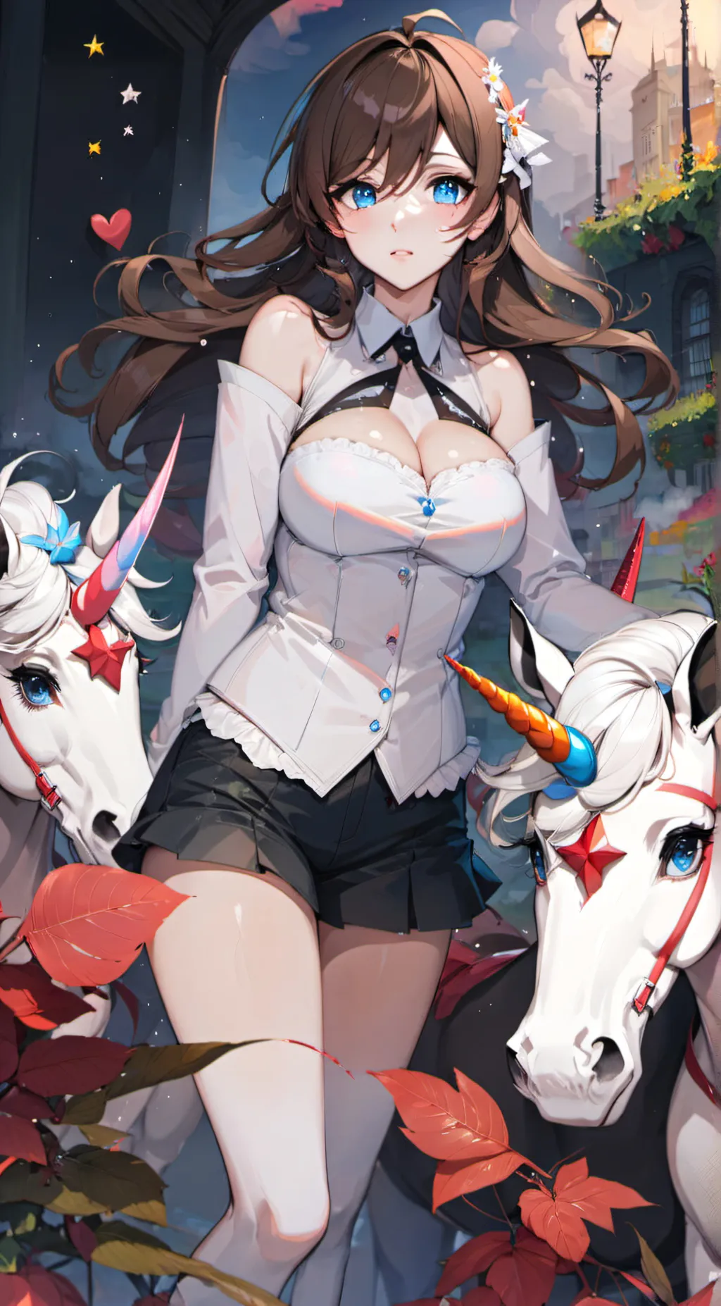 ai character: crystal background