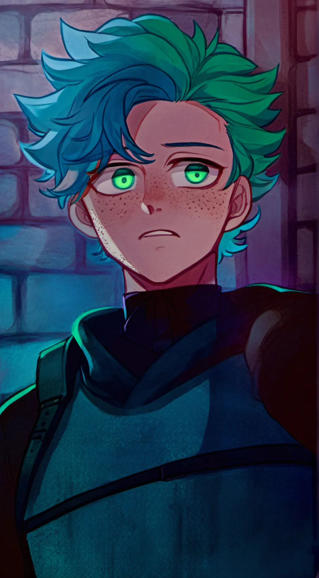 ai character: Villain Deku background