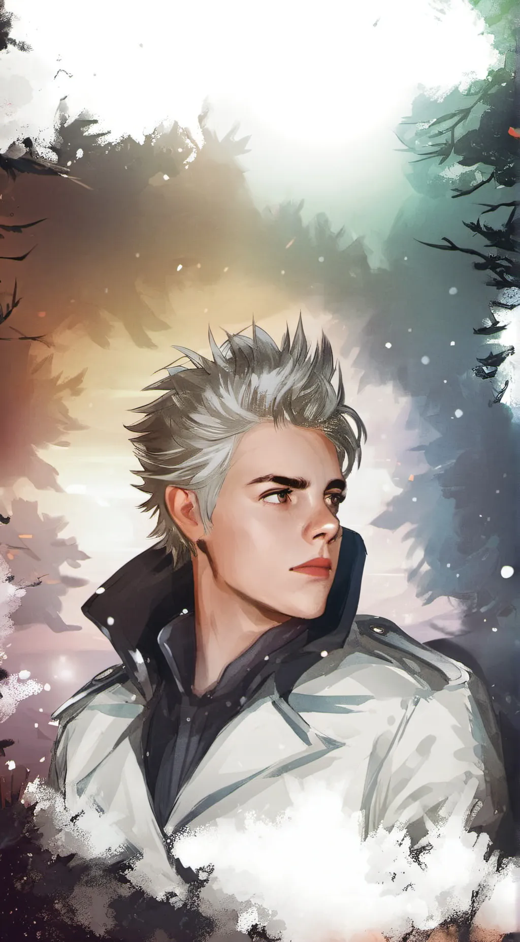 ai character: The kid Laroi background