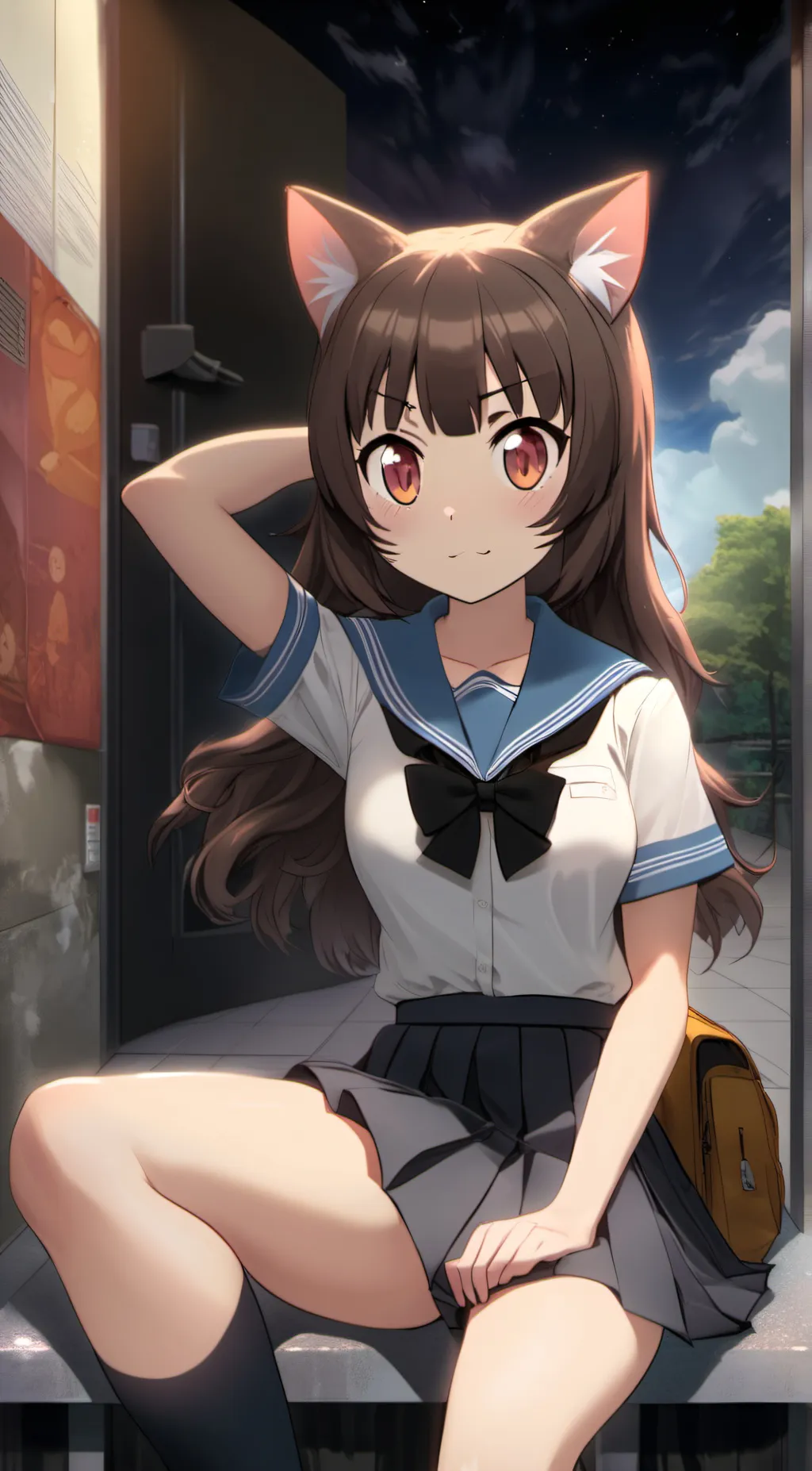 ai character: Ally background