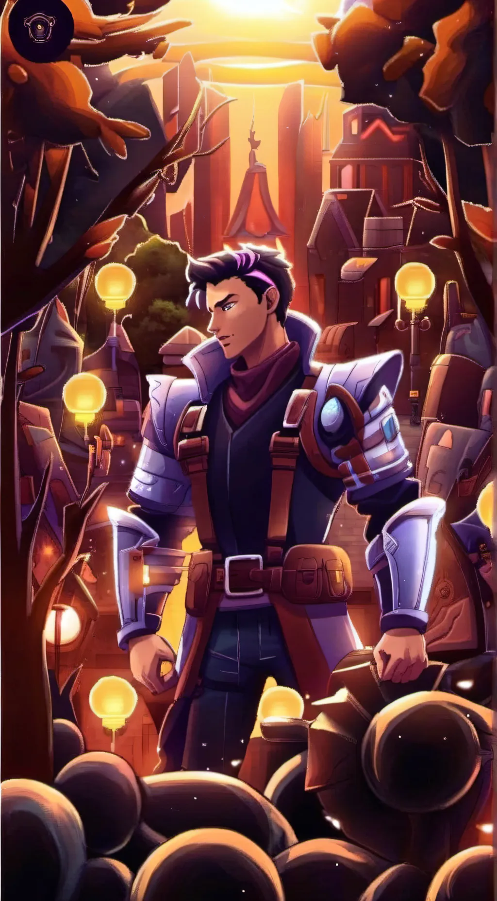 ai character: My inner demons background