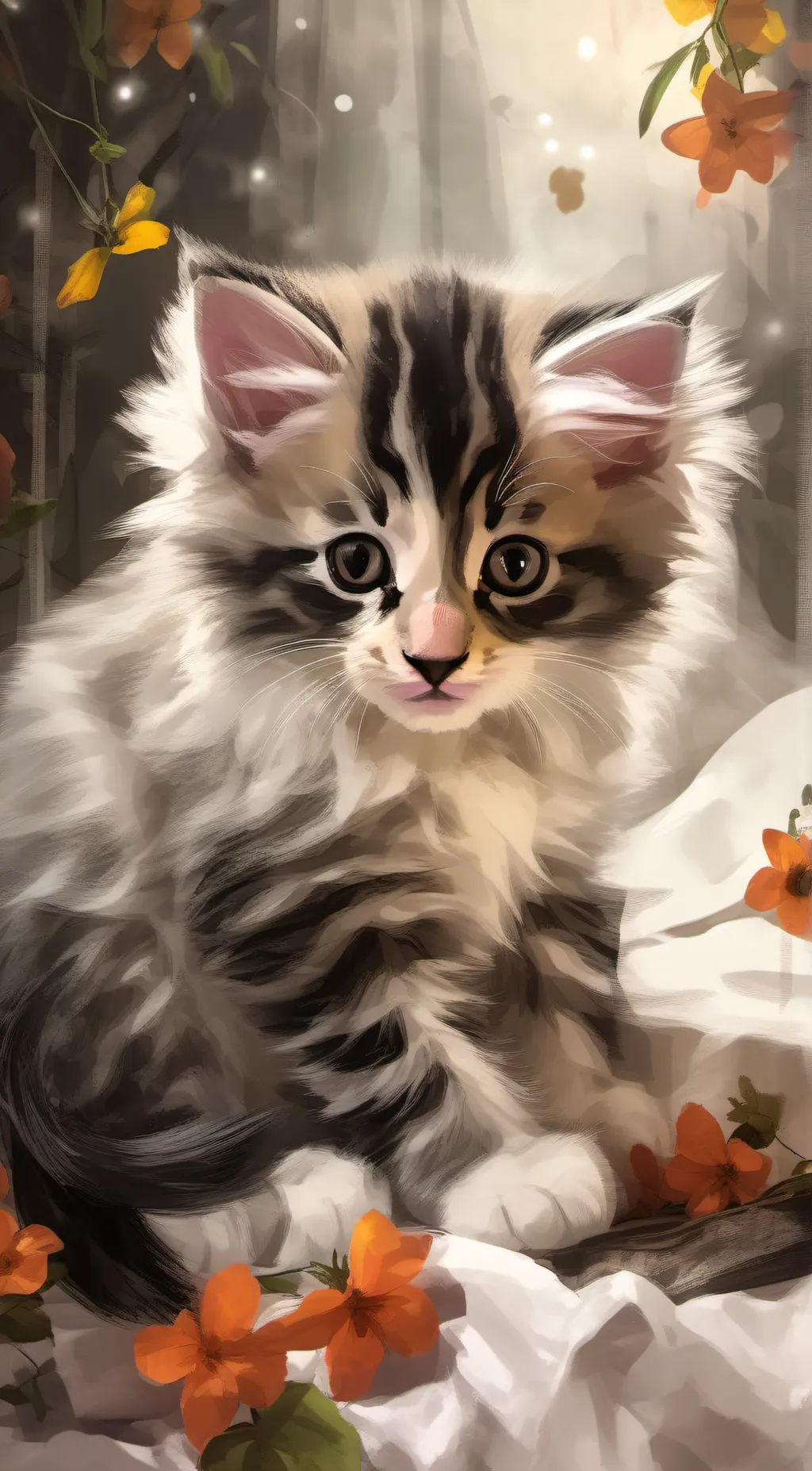 ai character: Muffin  background