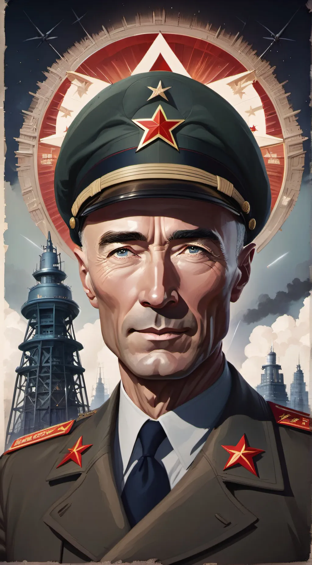 ai character: Robert Oppenheimer background