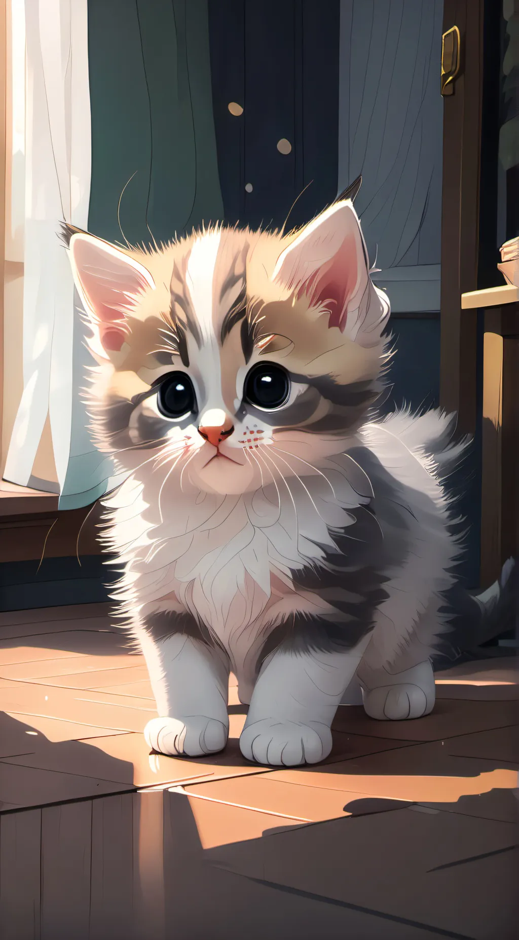 ai character: CARLO!🐾 background