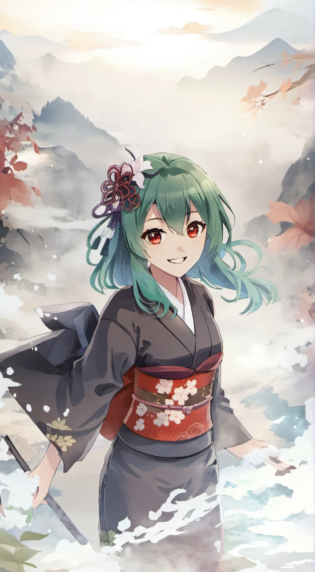 ai character: Mizuki Kocho background