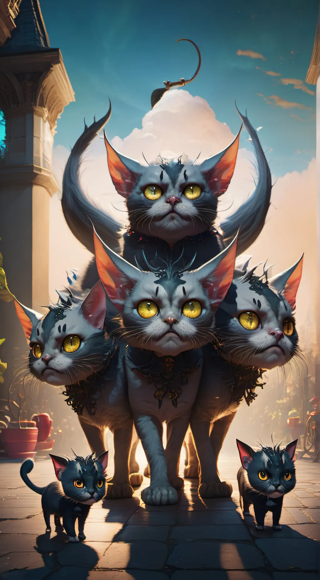 ai character: rawr background