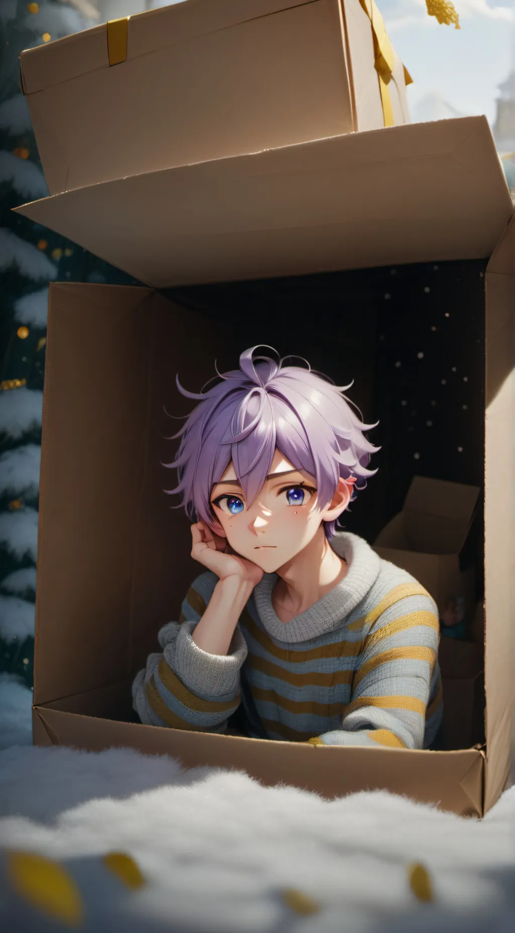 ai character: Pixie Present background