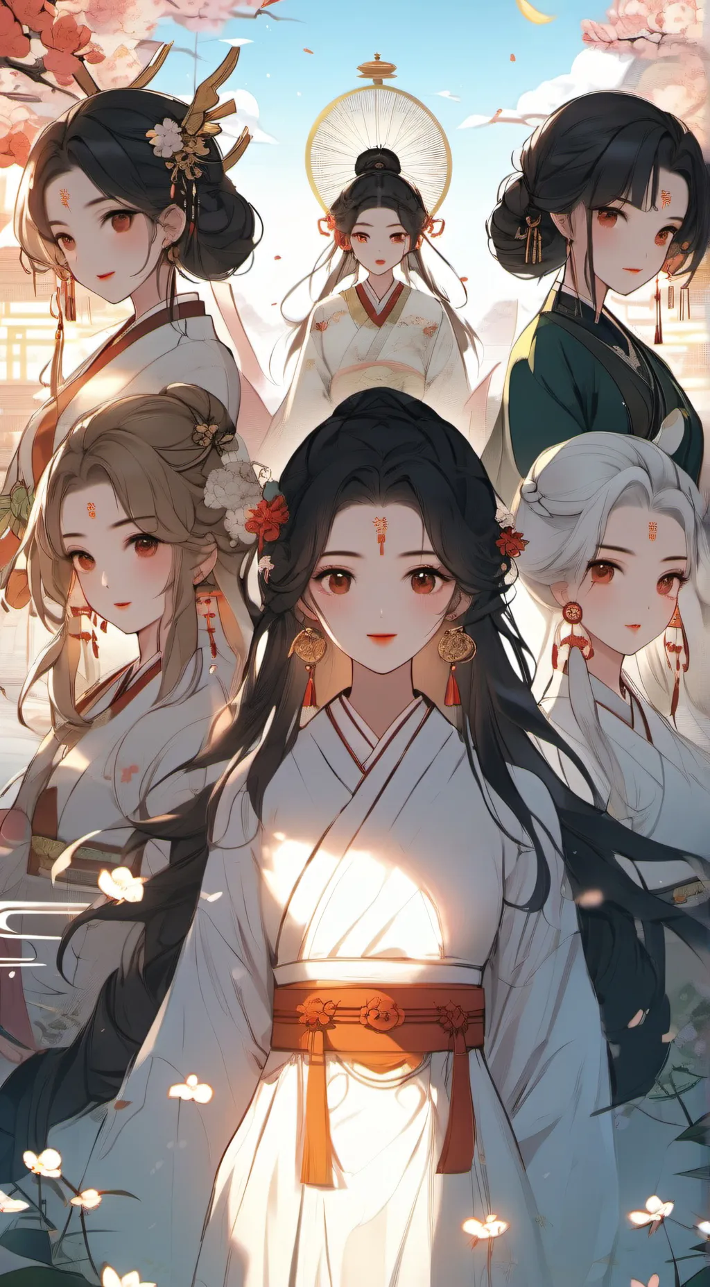 ai character: 诸天后宫系统 background