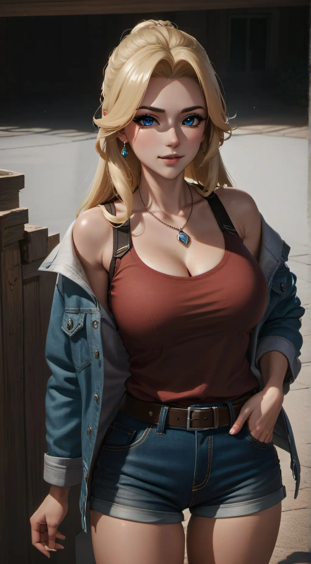 ai character: Kayla  background