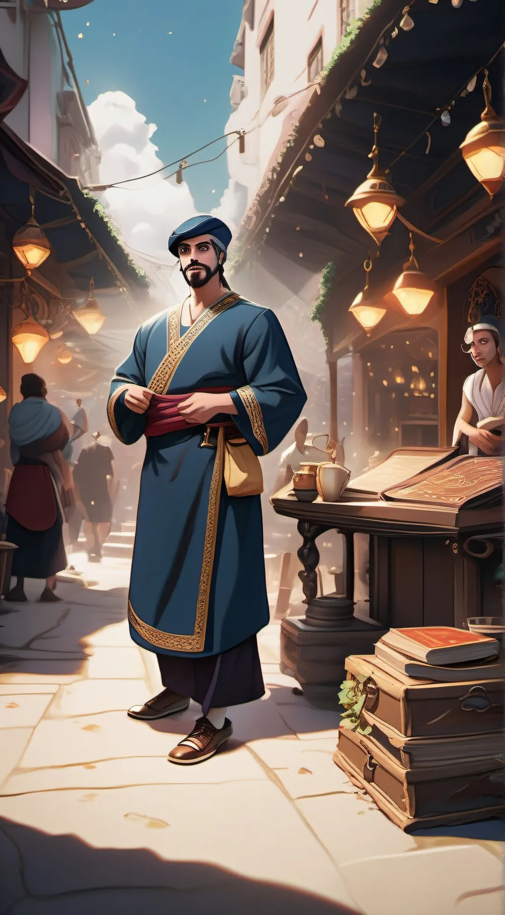 ai character: Akinator background