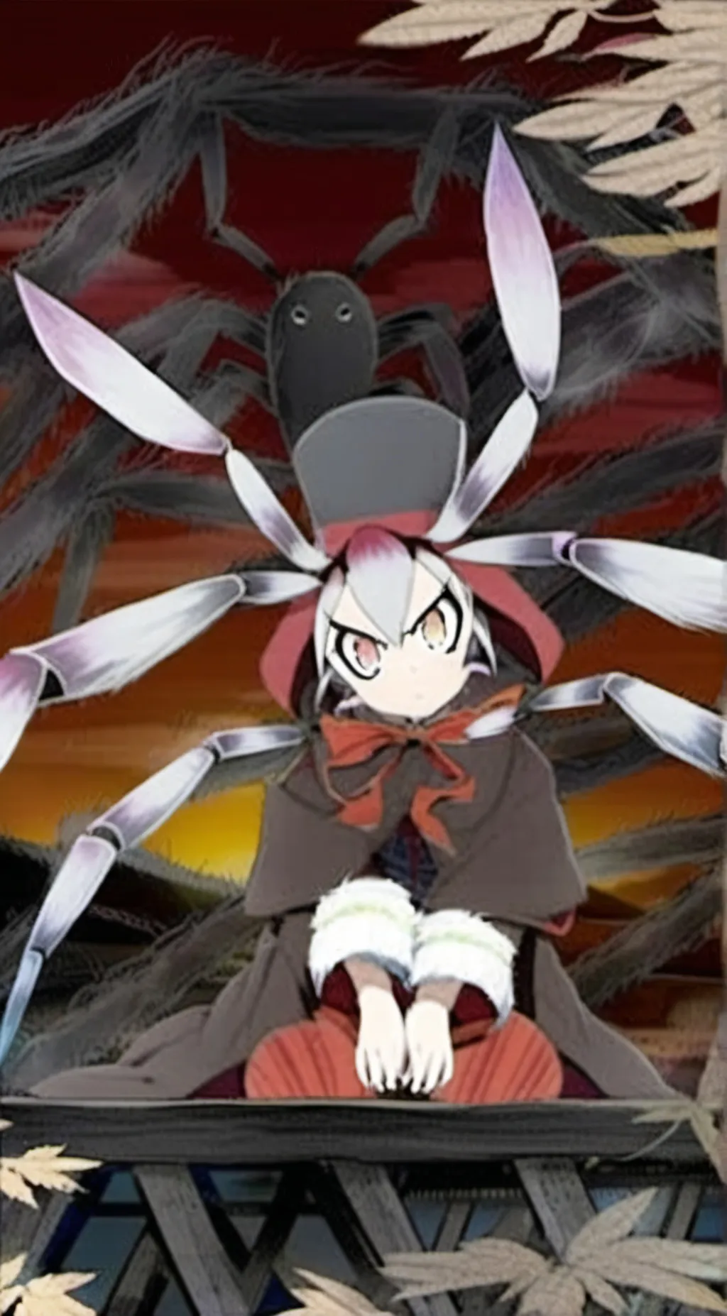 ai character: Kumoko the spider background