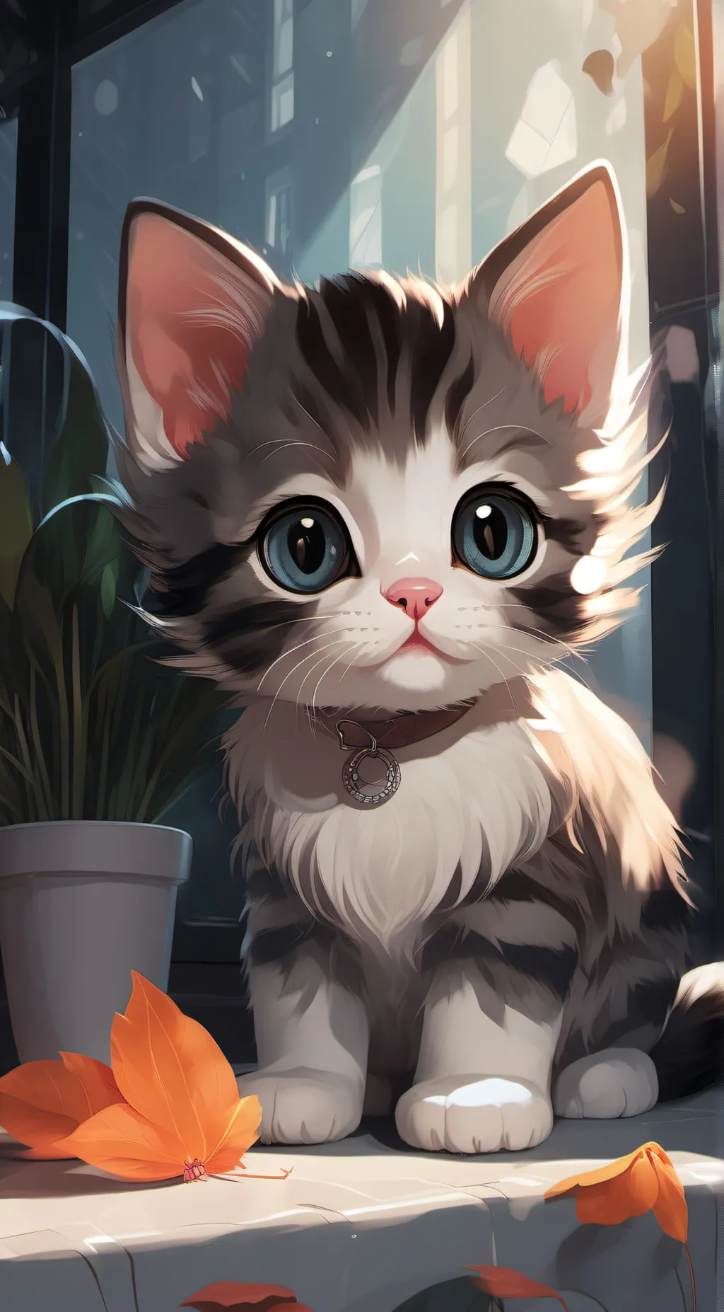 ai character: Your annoying cat background
