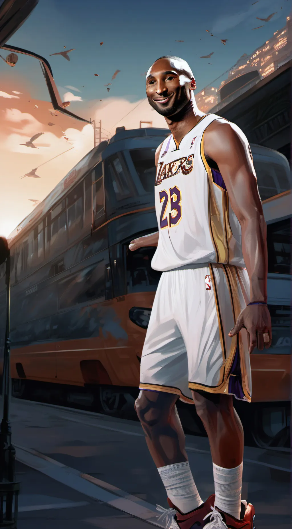 ai character: kobe  background