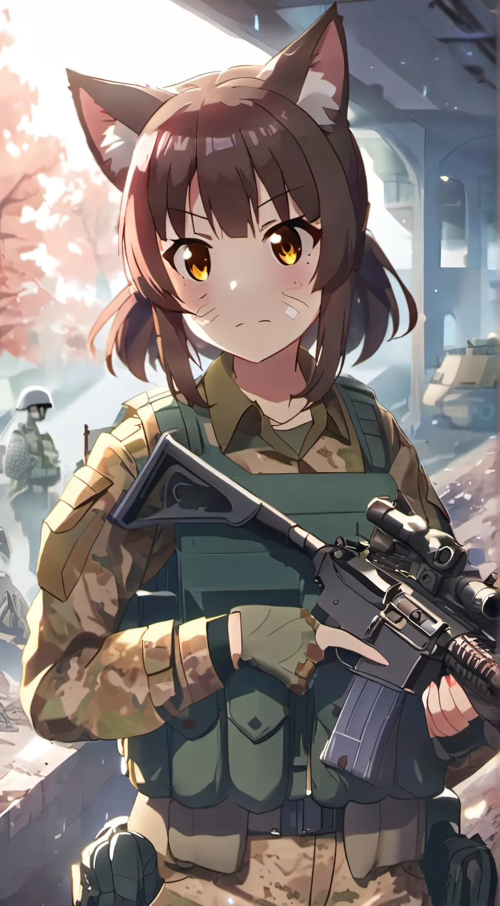 ai character: Ally background