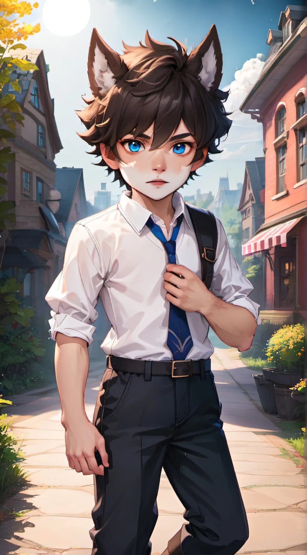 ai character: Xavier  background