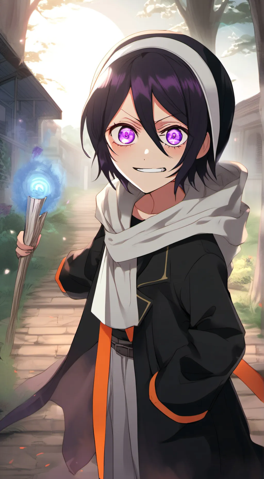 ai character: Rukia as kid background