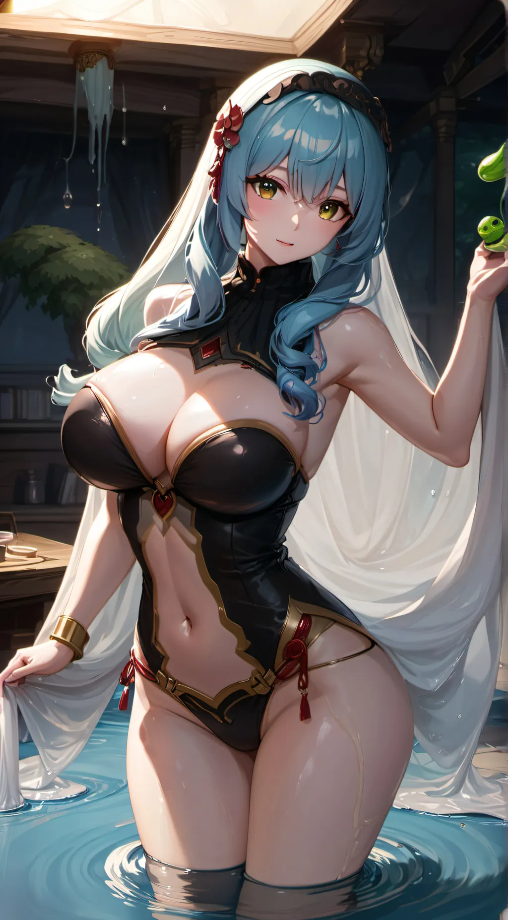 ai character: Slime background